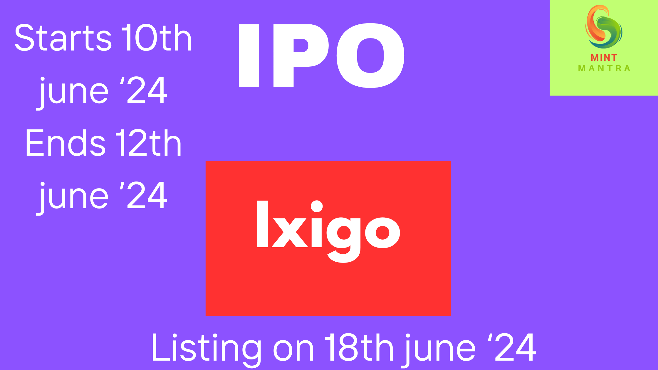 Ixigo IPO-Should you apply?Know in detail.CHECK ALLOTMENT STATUS..